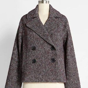 MODCLOTH Prim & Proper Peacoat - SIZE SMALL - WORN ONCE - EXCELLENT CONDITION